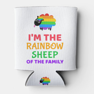 Rainbow Sheep of My Family Can Cooler