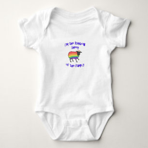 Rainbow Sheep of the Family Baby Bodysuit