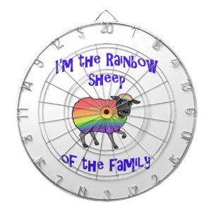Rainbow Sheep of the Family Dartboard