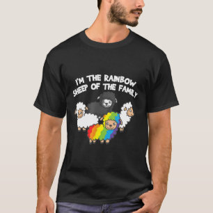 Rainbow Sheep of the Family LGBT Gay Lesbian Queer T-Shirt