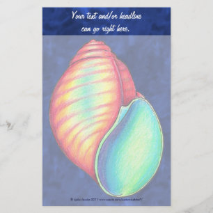Rainbow Shell Stationery