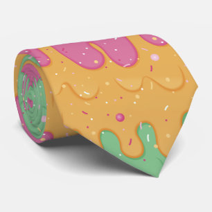 Rainbow Sherbet Ice Cream Tie