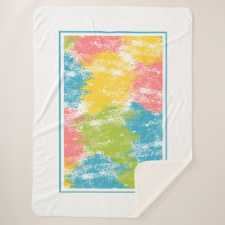 Rainbow Sherpa Blanket