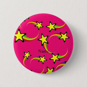 Rainbow Shooting Stars Thunder_Cove 2 Inch Round Button