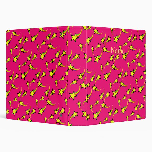 Rainbow Shooting Stars Thunder_Cove Binder (Background)