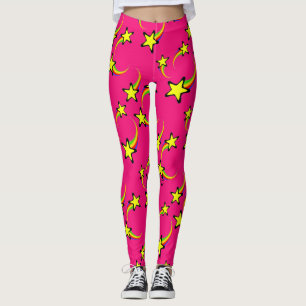 Rainbow Shooting Stars Thunder_Cove  Leggings