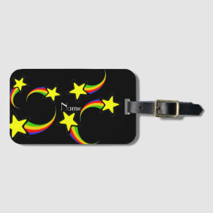 Rainbow Shooting Stars Thunder_Cove  Luggage Tag