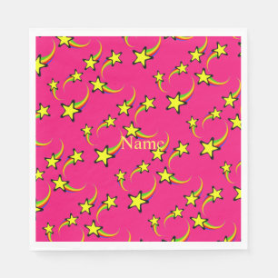 Rainbow Shooting Stars Thunder_Cove Napkin