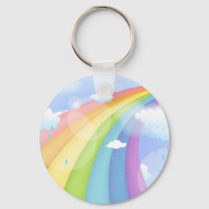 Rainbow Shower Keychain