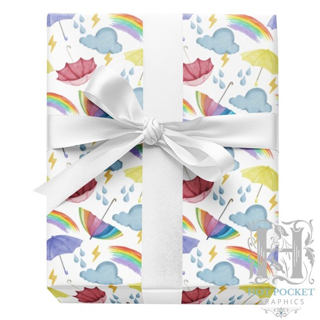 Rainbow Showers Wrapping Paper (Creator Uploaded)