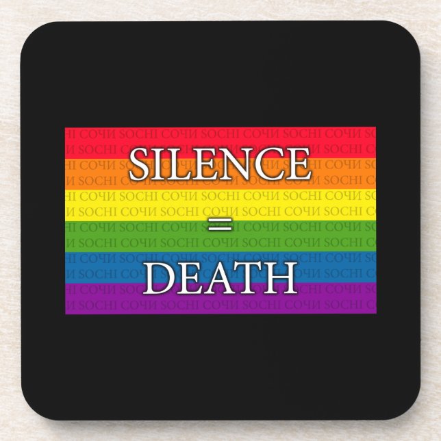 Rainbow - Silence = Death Coaster (Front)