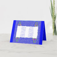 Rainbow Simchat Torah שִׂמְחַת תורָה card