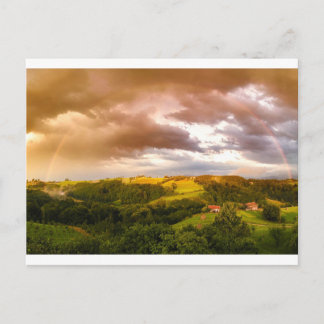 Rainbow Skies Office Personalize Destiny Destiny'S Postcard