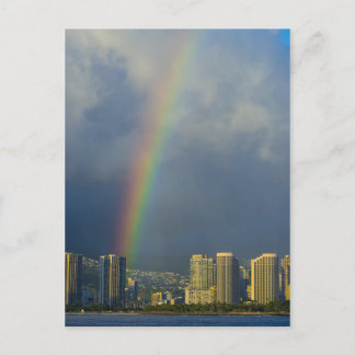 Rainbow Skies Office Personalize Destiny Destiny'S Postcard