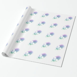 Rainbow Skull - Custom Background Wrapping Paper