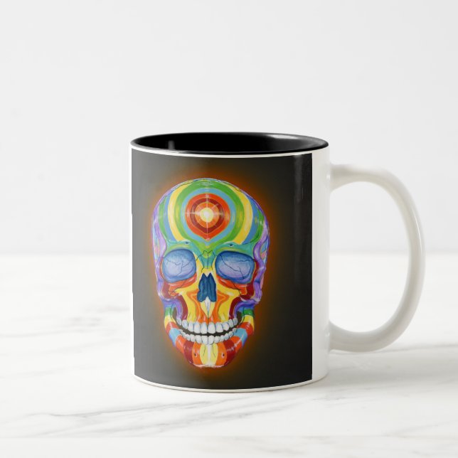 Rainbow Skull Mug (Right)