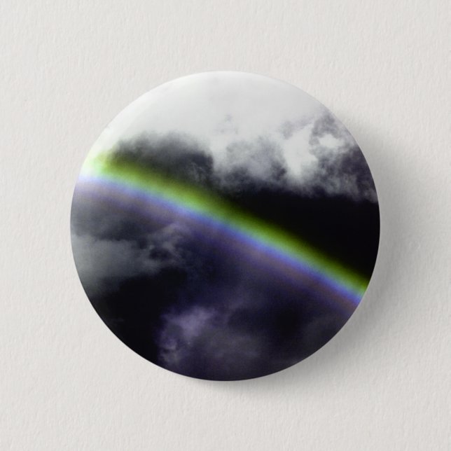 Rainbow Sky 1 2 Inch Round Button (Front)