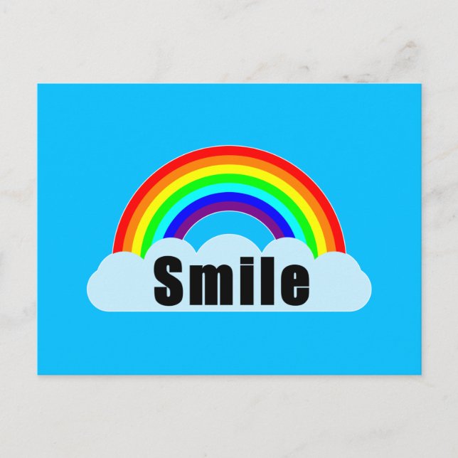 RAINBOW - Smile Postcard (Front)