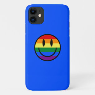 Rainbow Smiley Face iPhone 11 Case