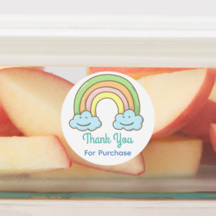 Rainbow Smiling Cloud Thank You