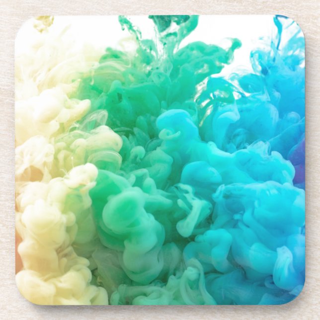 rainbow smoke coaster (Front)