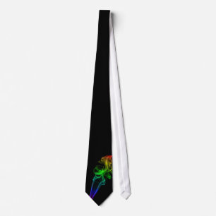 Rainbow Smoke Tie