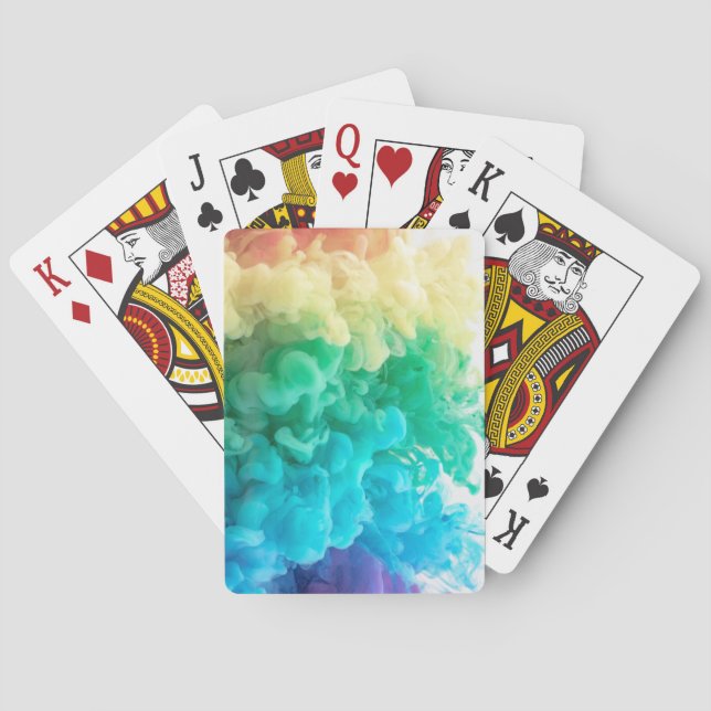rainbow smokes playing cards (Back)