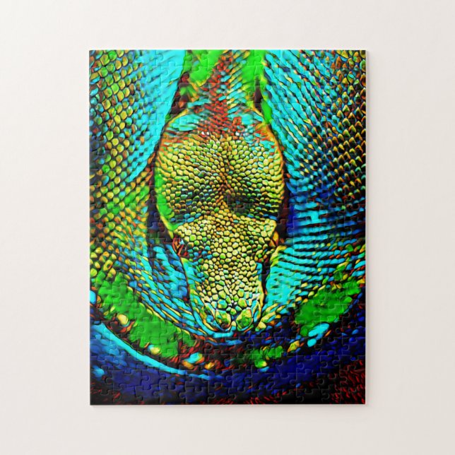 Rainbow Snake Jigsaw Puzzle (Vertical)
