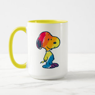 Rainbow Snoopy Mug