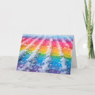 Rainbow Snow Card