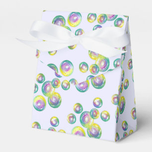Rainbow Soap Bubbles Bubble Wand Summertime Fun Favor Box