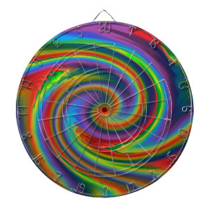 Rainbow Solar Glow Dartboard