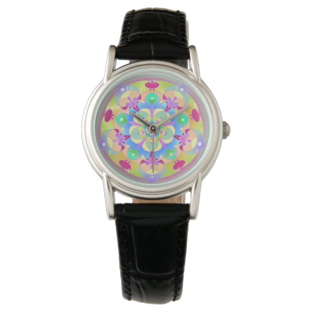 Rainbow Song Mandala Watch (Front)