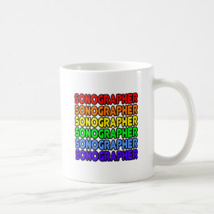 Rainbow Sonographer Coffee Mug