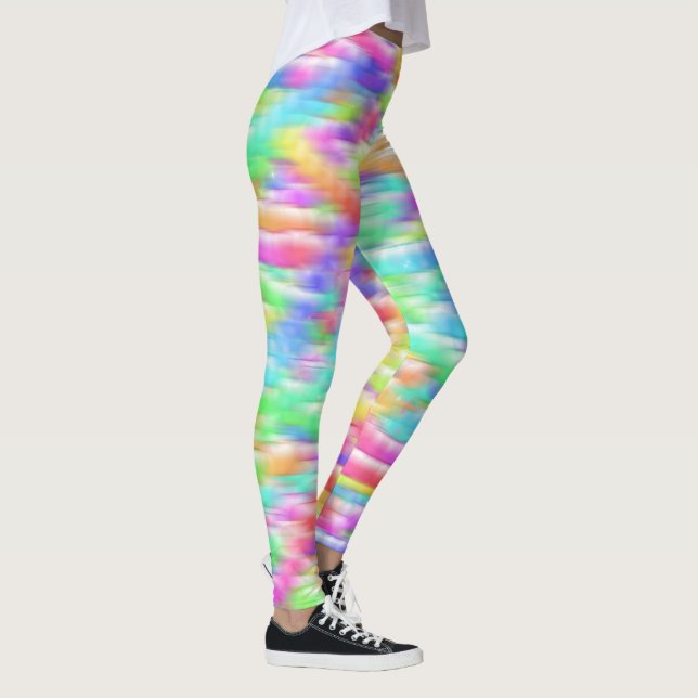 Rainbow sparkle bubbles leggings (Right)