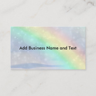 Rainbow Sparkle Business Card