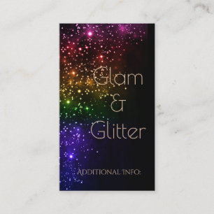 Rainbow Sparkle Business Card 2