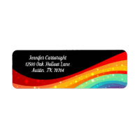 Rainbow Sparkle Fabulous Birthday Party Black
