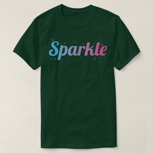 Rainbow Sparkle Glitter Event Walk Run  T-Shirt (Design Front)