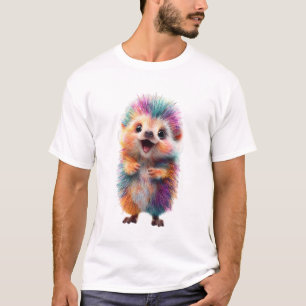 Rainbow Sparkle Hedgehog Men T-Shirt