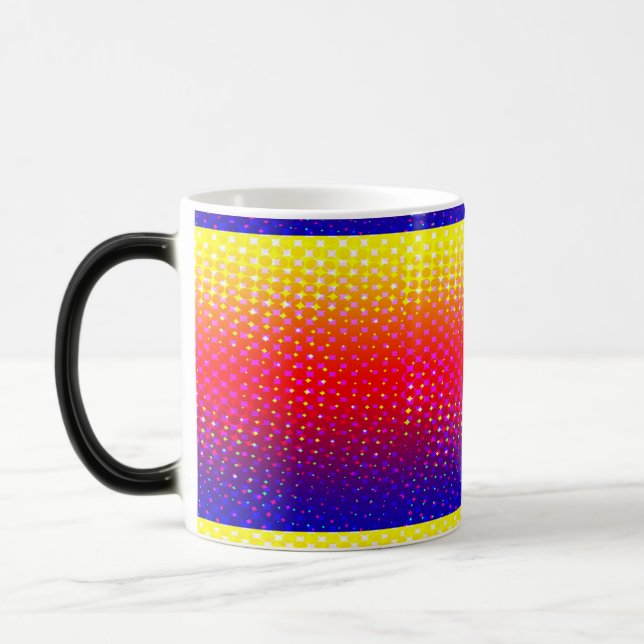 Rainbow Sparkle Pattern Magic Mug (Left)