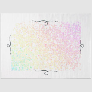 Rainbow sparkle tissue paper