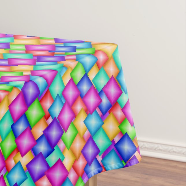 Rainbow Sparkles Tablecloth (In Situ)