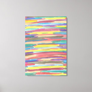 Rainbow Spectrum Art Abstract Canvas Print