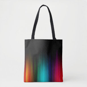 Rainbow spectrum tote bag