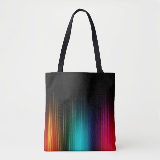 Rainbow spectrum tote bag (Front)