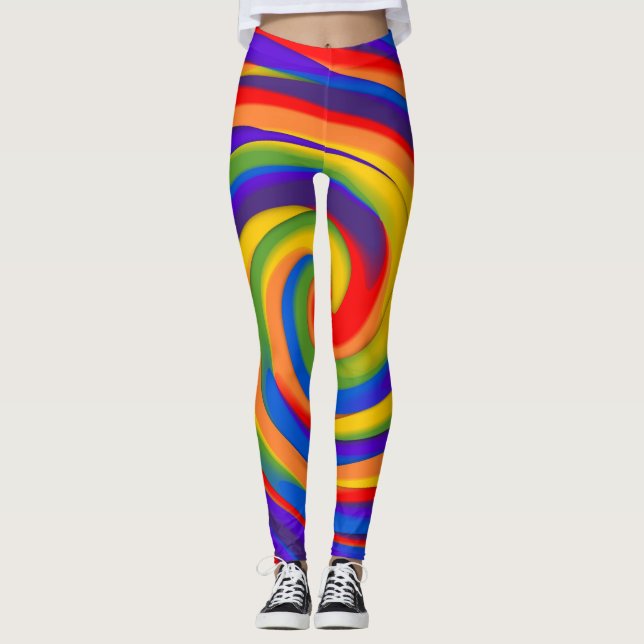 rainbow spin leggings (Front)