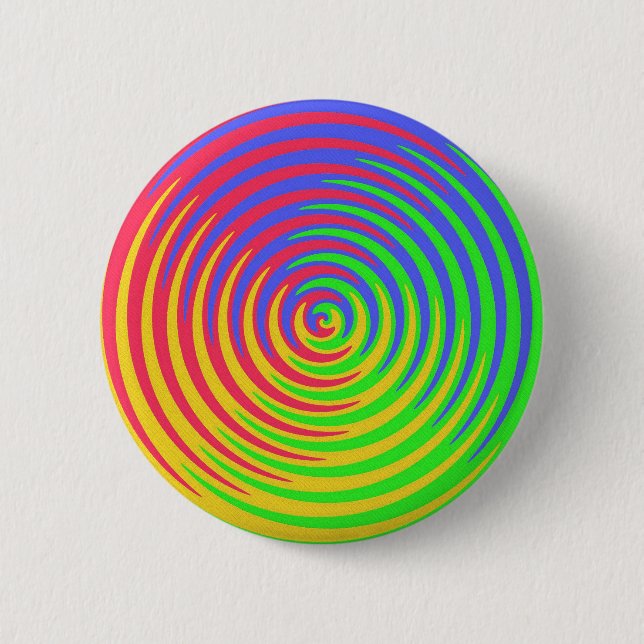 Rainbow Spiral Button (Front)