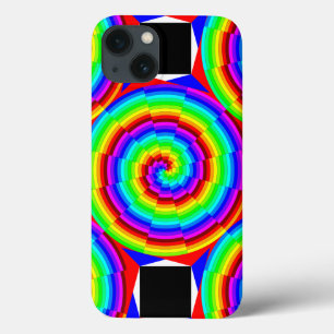 Rainbow Spiral by Kenneth Yoncich iPhone 13 Case