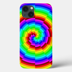 Rainbow Spiral by Kenneth Yoncich iPhone 13 Case